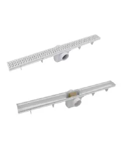 Alternative view of Ralo Linear 70 CM Grelha Branca Sifonada Amanco