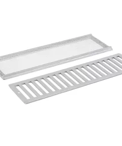 Alternative view of Grelha 15X50 C/Tela Veículo Caixilho Alumínio Escovado Lg Mais