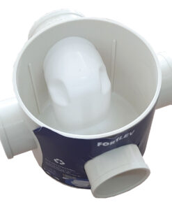 Corpo Caixa Sifonada 100X100X50MM Cod. 11581151 Fortlev