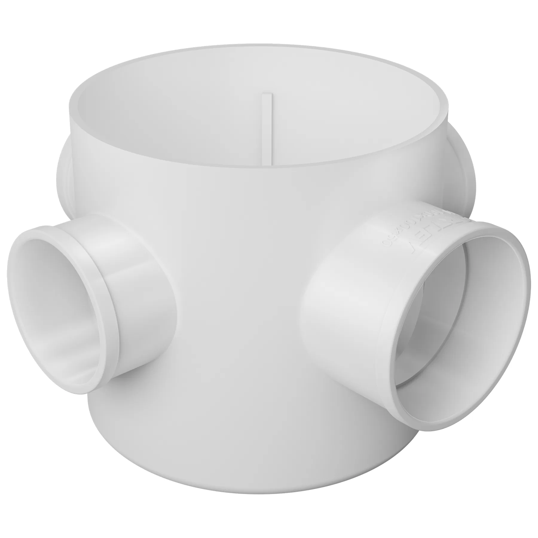 Caixa Sifonada 100x100x50 Quadrada Grelha Branca Amanco - Imagem 2