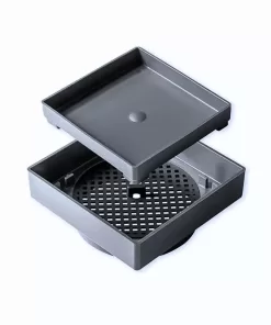 Alternative view of Ralo 10X10 Oculto Cinza Plástico RLPS1010CXBOCCZ LgMais