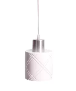 Pendente Xadrez Vidro Alum 1 Lampada Xe27 Avant