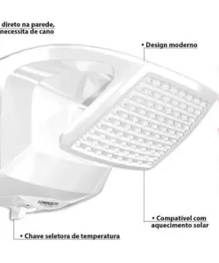 Alternative view of Ducha Futura Multitemperatura 220V 7500W Lorenzetti