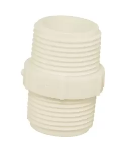 Alternative view of Nipel Roscável Branco 1/2" Amanco Pacote 20 Peças