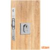 Fechadura Stam 1005 Pivotante - Ros. Quadrada Cromada