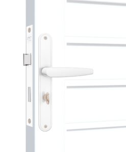 Alternative view of Fechadura Porta De Aluminio 503/33 - Esp. Branco Stam