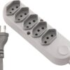Extensão 5 Tomadas 2P+T 10A/250V 3 Metros COD. 57504030 Tramontina