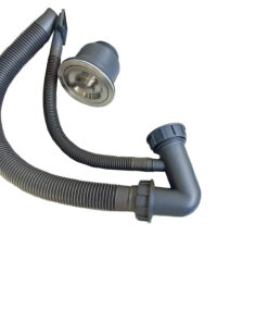 Sifão e vávlvula que acompanham o produto.